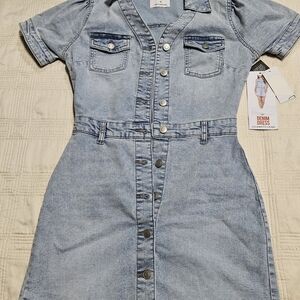 Celebrity Pink Denim Dress, Size Small, *New With Tags*